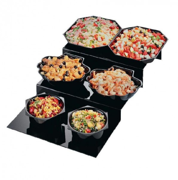 Acryl Treppenetagere Variante: Schwarz