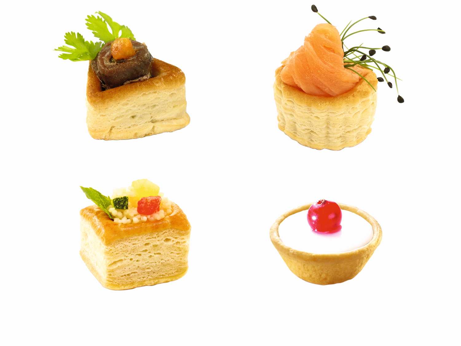 Mini-Pastetchen-Sortiment, Neutral
