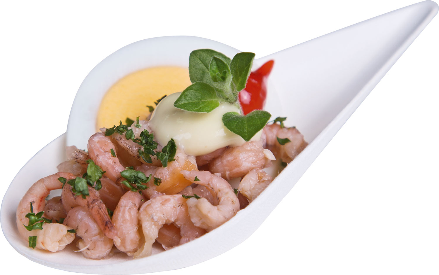 Fingerfoodschälchen Variante: Mini Schälchen Tropfen' / Gr. 108 x 55 x 35 mm'