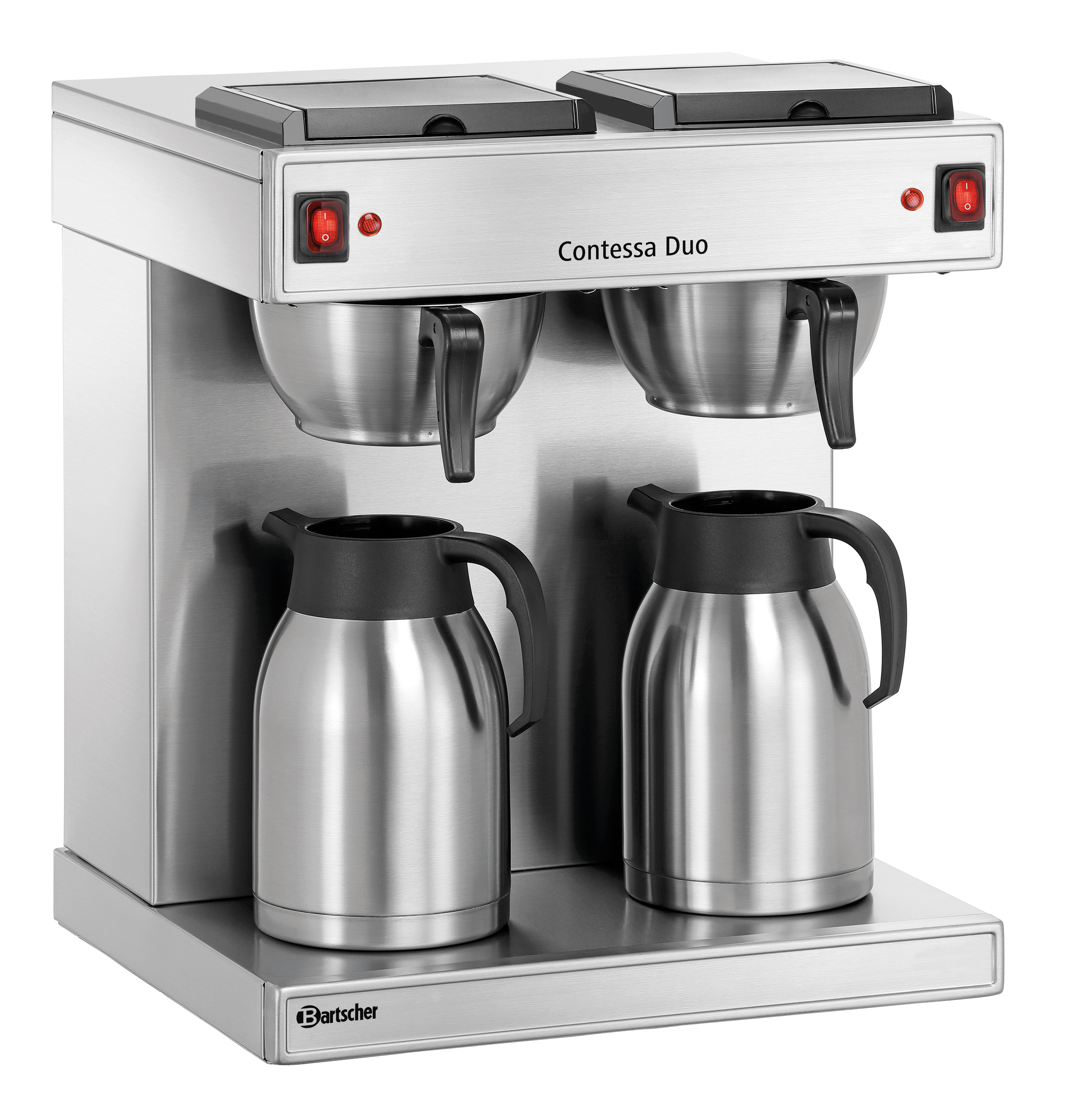 Bartscher Doppel-Kaffeemaschine Contessa Duo / 2 x 2 Liter