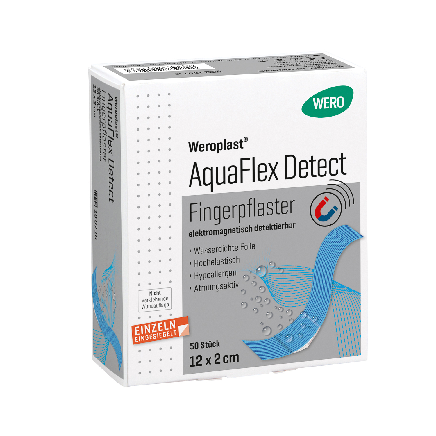 AquaFlex Detect Fingerpflaster - Variante: 12 x 2 cm