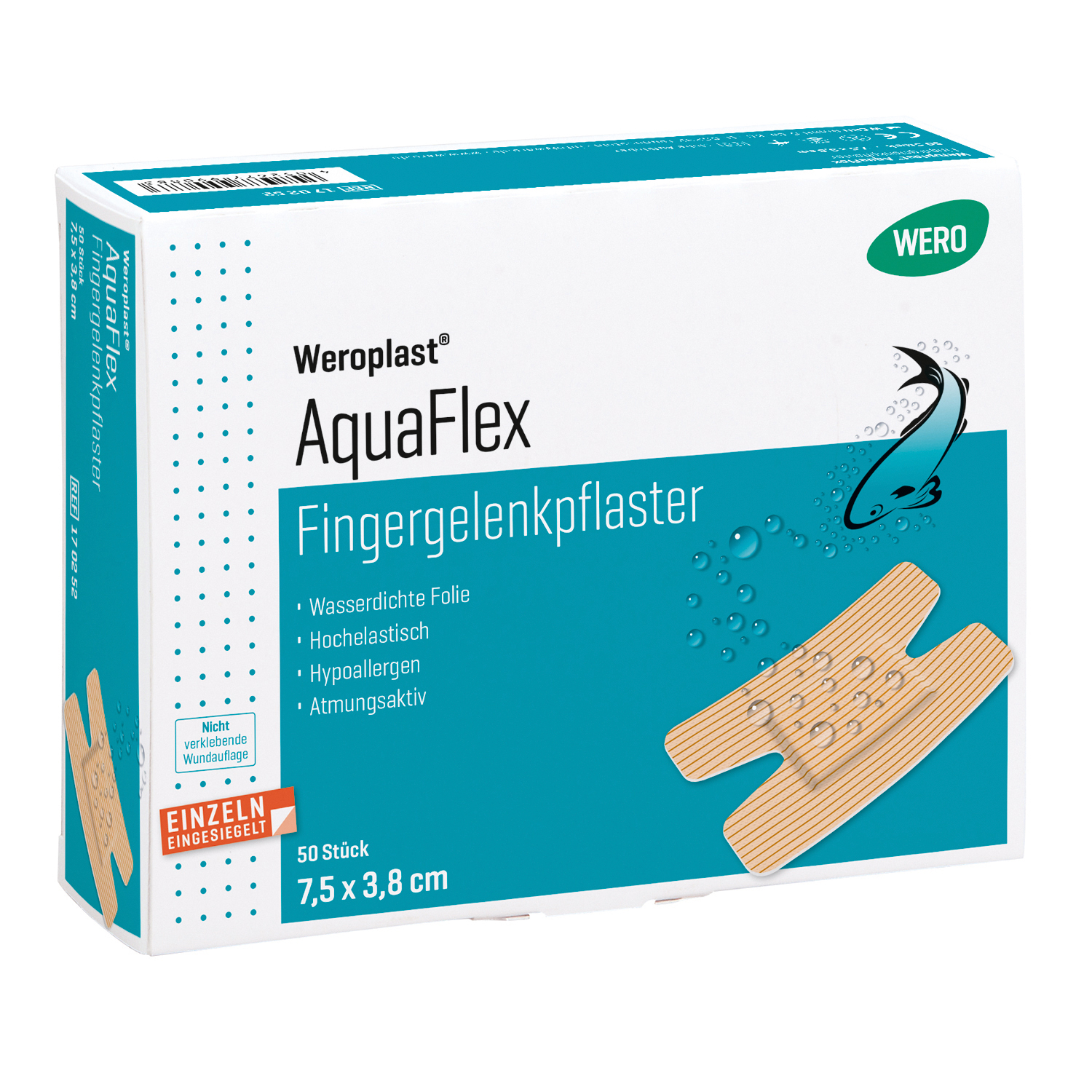 AquaFlex Fingergelenkpflaster, 7,5 x 3,8 cm