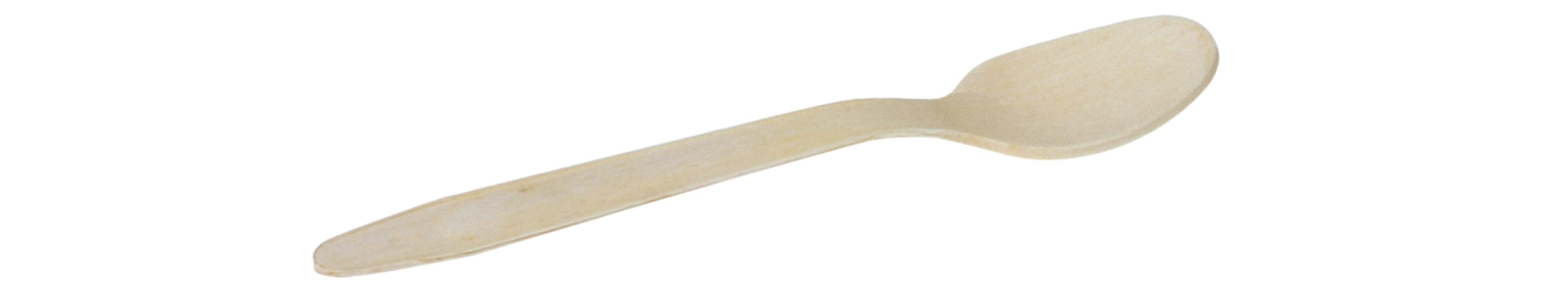 Einwegbesteck Birke Löffel, 16,5 cm