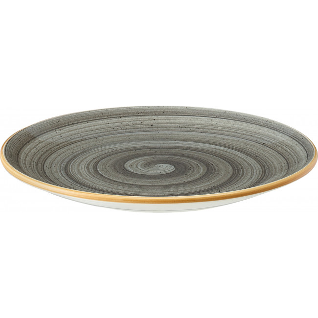 Porzellanserie „Dusk and Space' / Grau	Teller, flach	Ø 27 cm