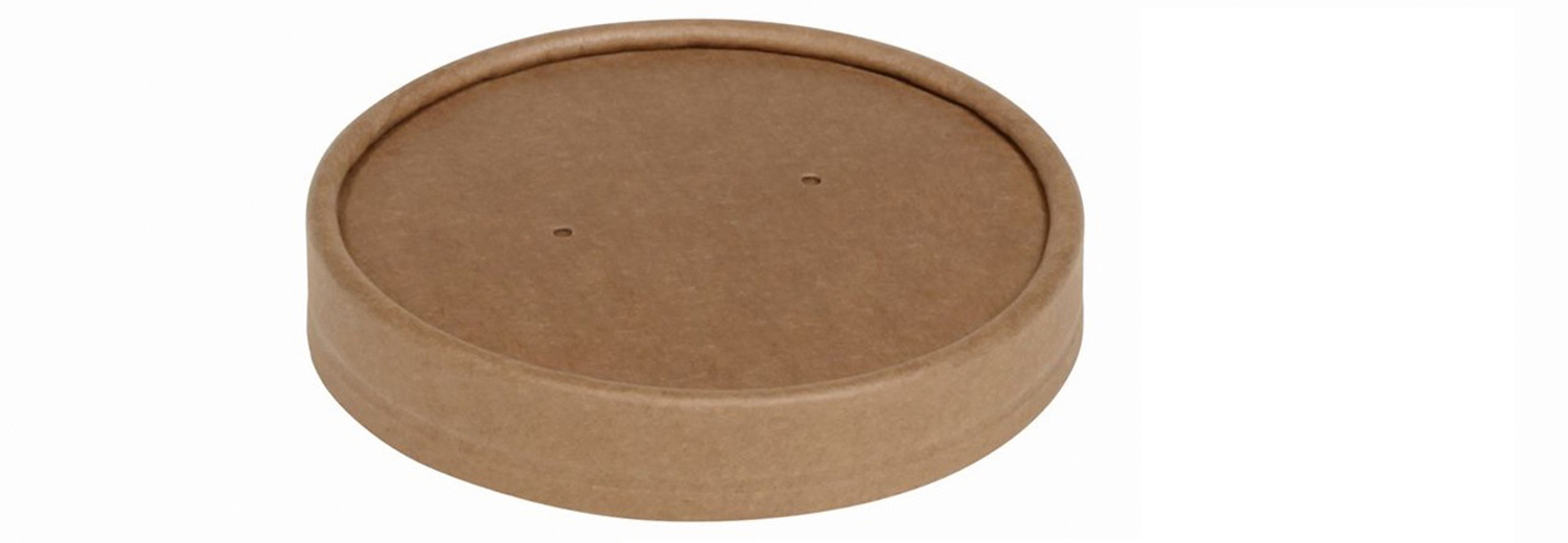 Suppenbecher aus Karton / passender Deckel Ø 9,8 cm