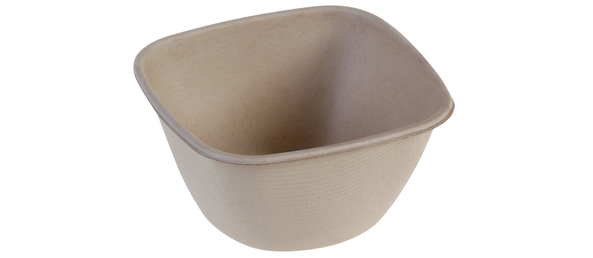 Menüschale Zuckerrohr 500 ml | 12 x 12 x 6,5 cm