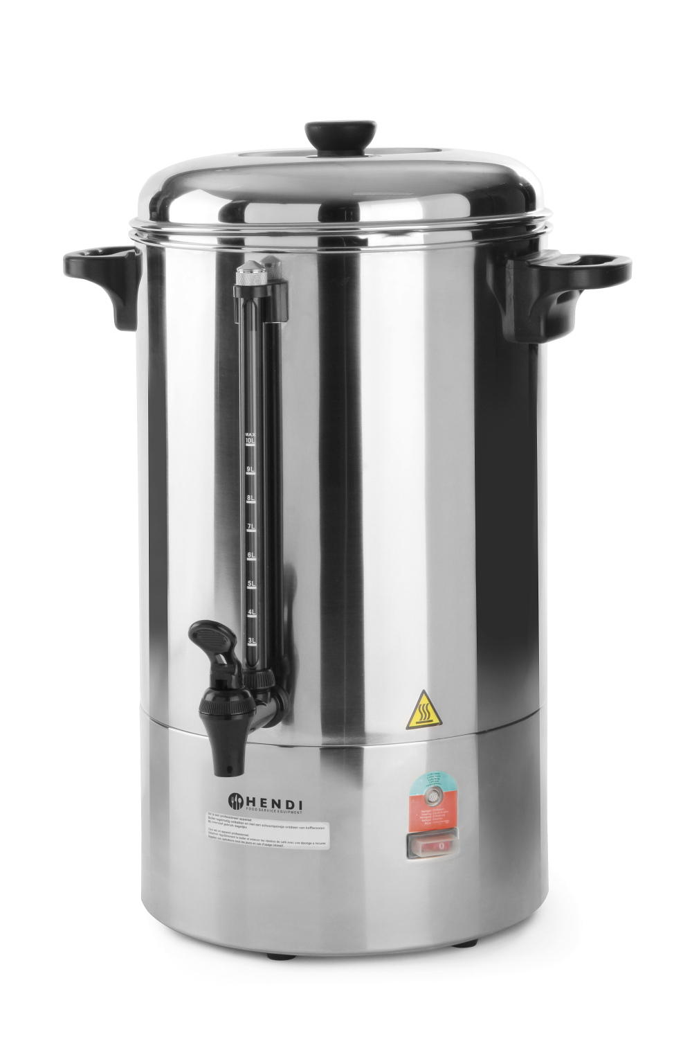 KAFFEE-PERKOLATORSYSTEM EDELSTAHL 10L | Größe 38,7 cm x 27,5 cm x Höhe 53 cm