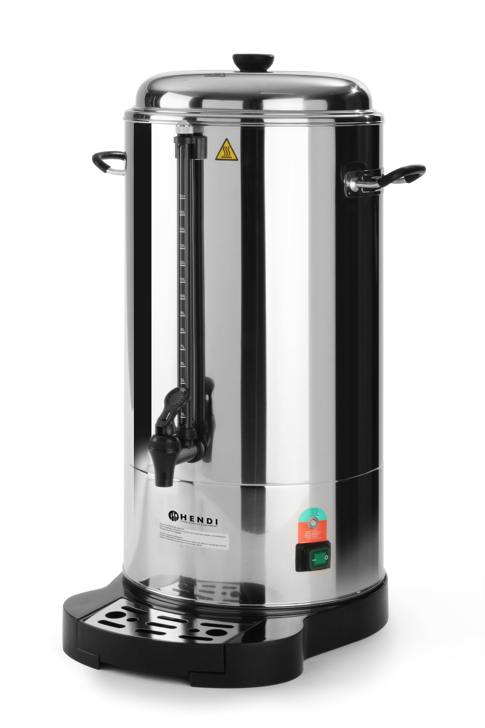 KAFFEE-PERKOLATOR DOPPELW. EDELST. 15L | Größe Ø 29,5 cm x 64,1 cm