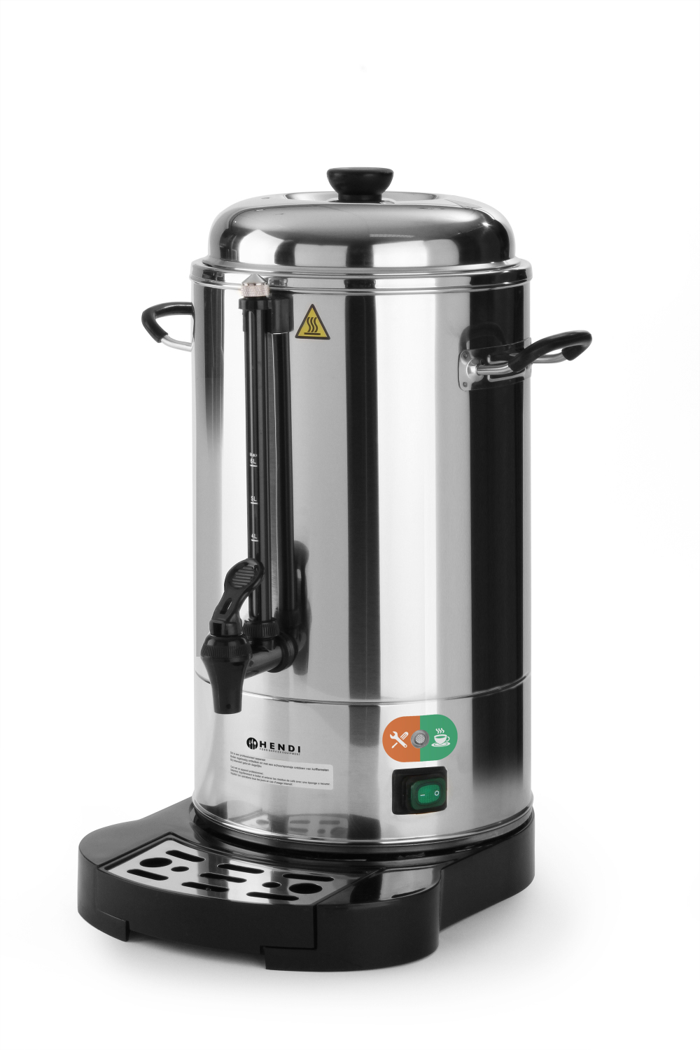 KAFFEE-PERKOLATOR DOPPELW. EDELST. 6L | Größe Ø 24,1 cm x Höhe 48 cm