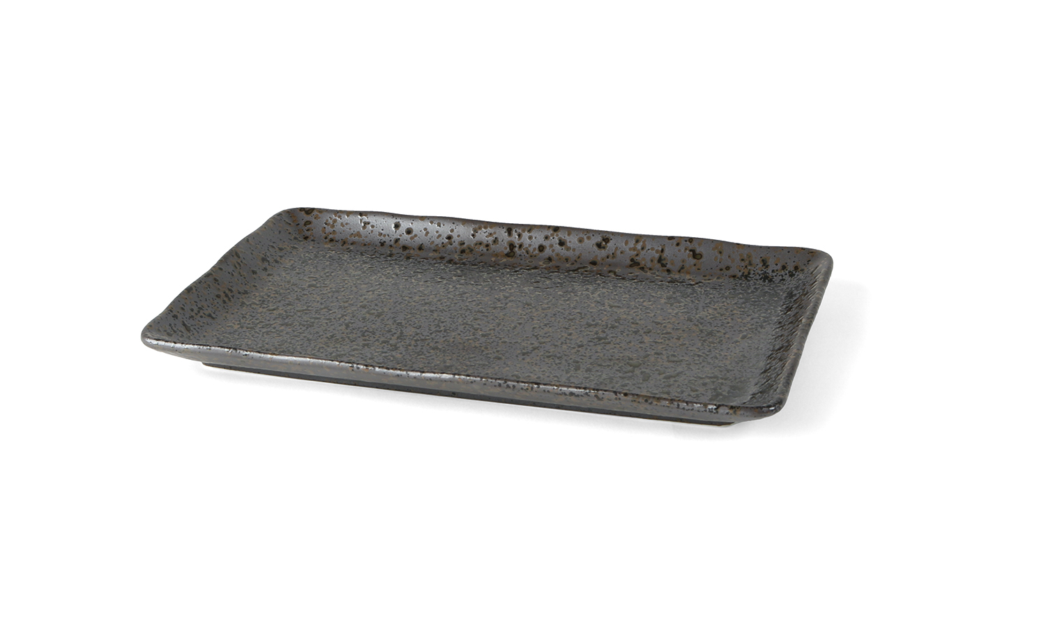 Porzellanplatte 'Carbon' 27 x 16 cm