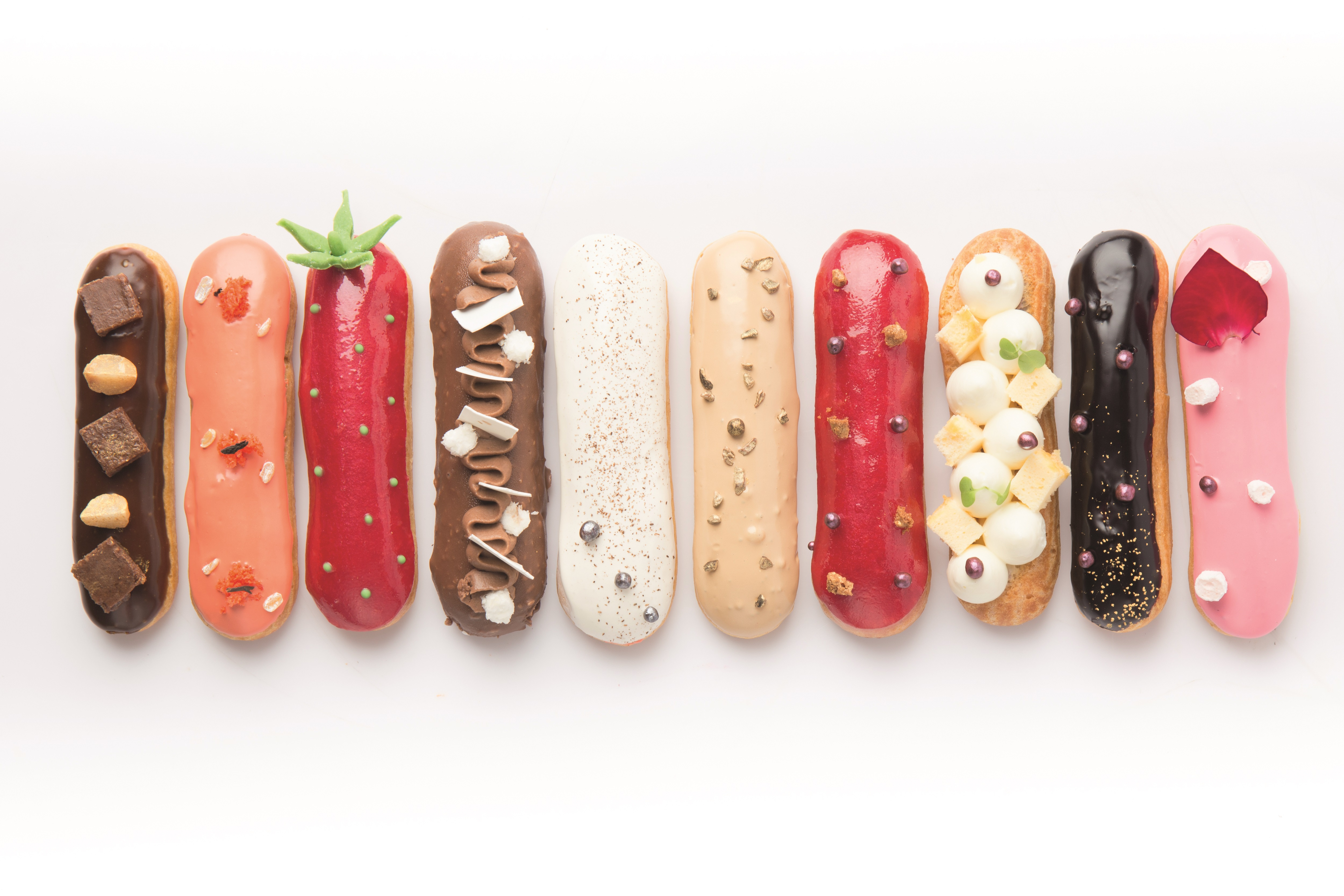 Mini-Eclairs Gr. 6 x 3 x 3,5 cm