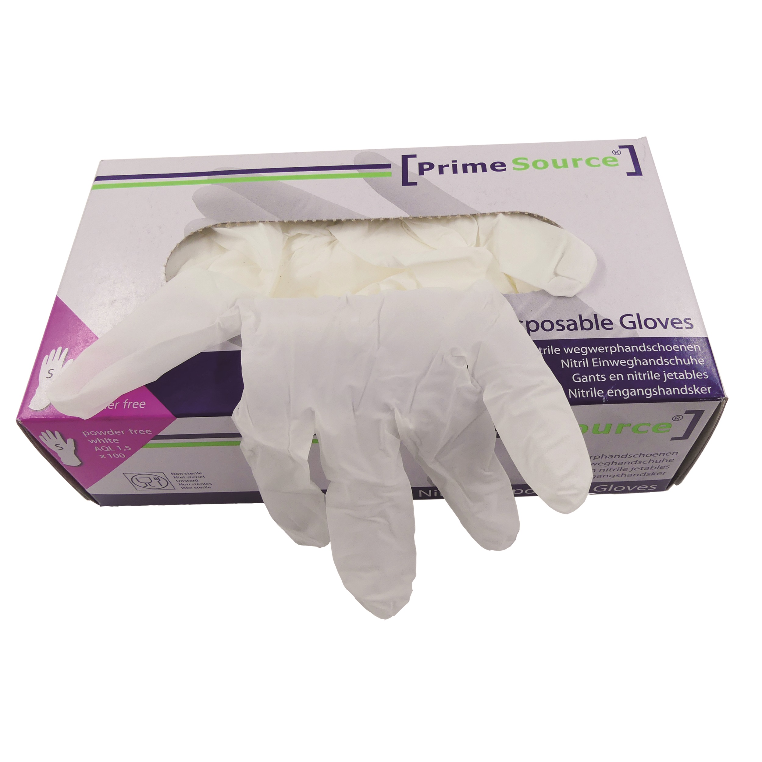 Nitril-Handschuhe, weiß-Gr. XL