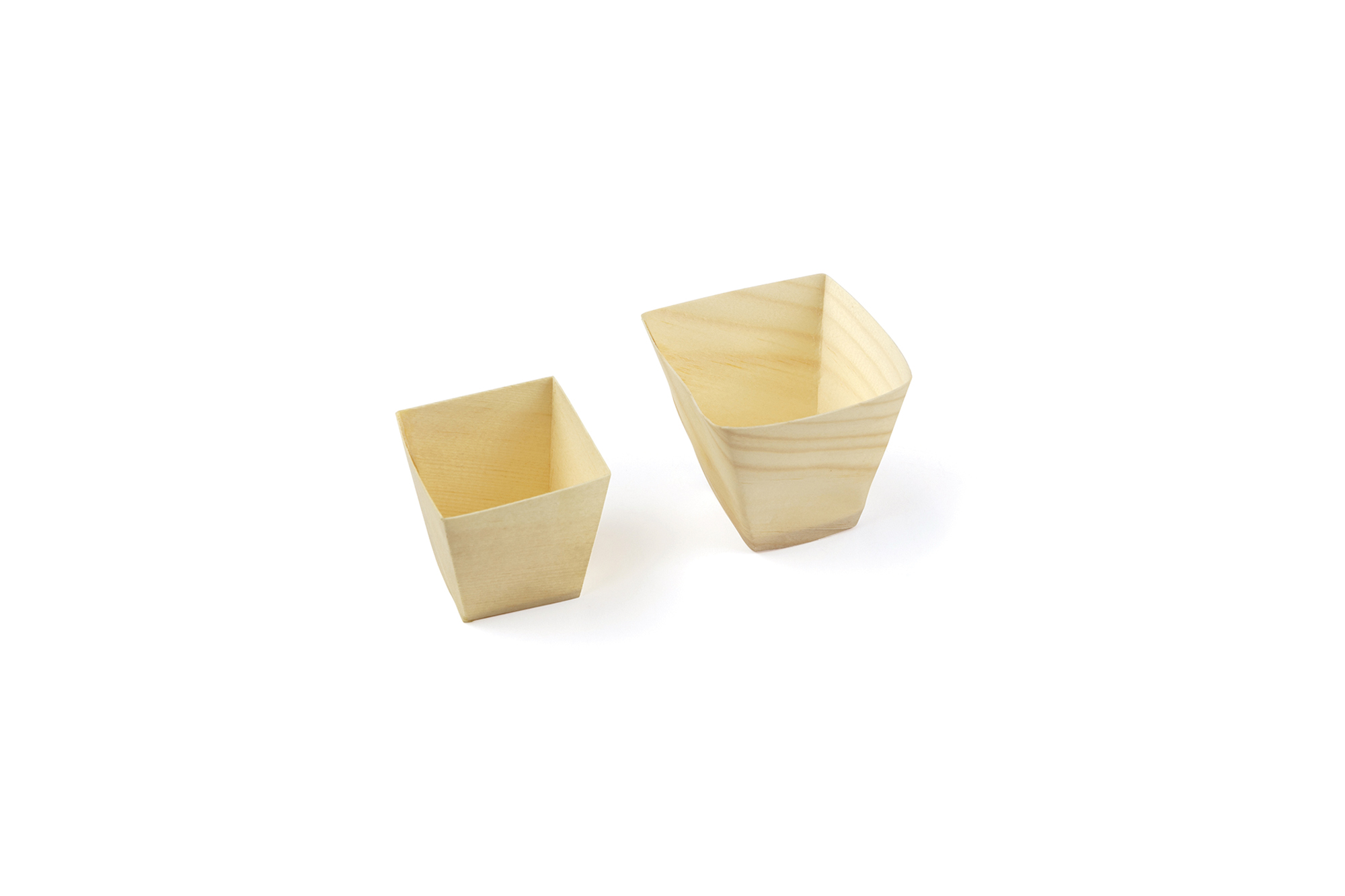 Holzschälchen 'Konisch'-55 x 55 x 55 mm