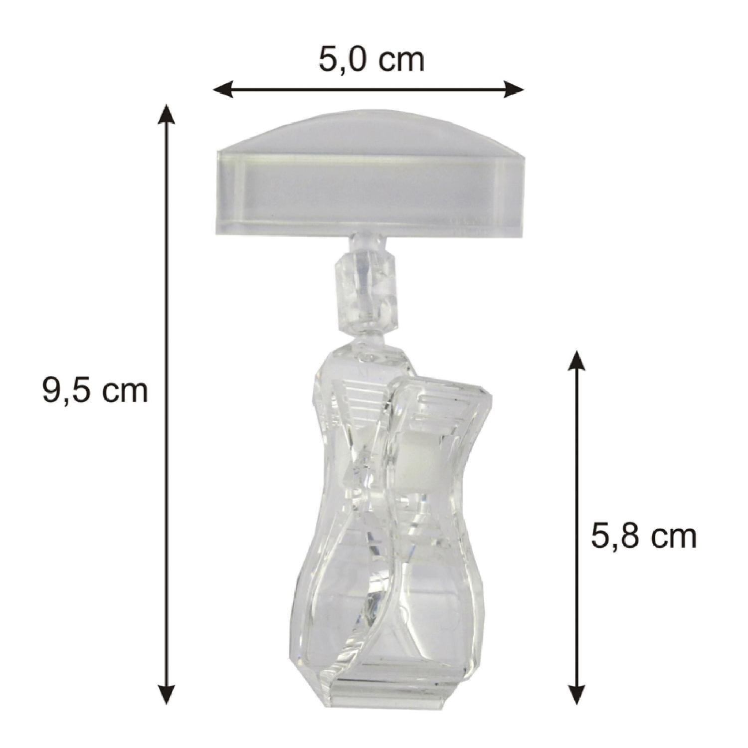 Preisschildhalter „Eco'-10 cm, Transparent