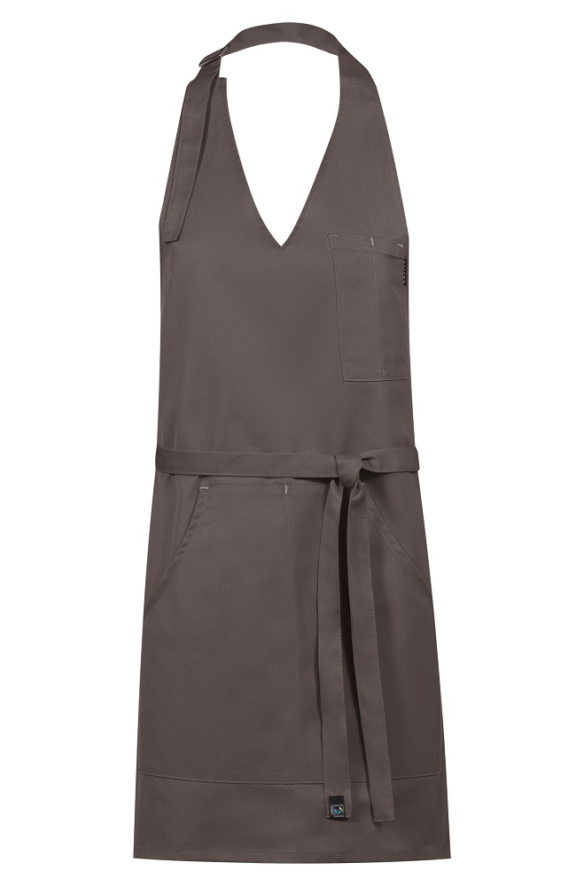 Damen-Latzschürze, taupe