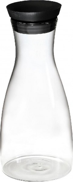 Glas-Karaffe mit Deckel, Ø 9,5 cm, H: 29 cm