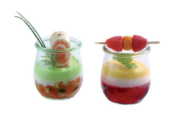 Weckglas Mini-Tulpe, Inhalt 220 ml / Ø/H cm 6/ 8 / Spülkorb 9050793