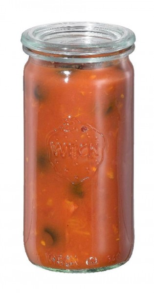 Weckglas 'Mini-Stange', Inhalt 340 ml / Ø/ H cm 6/ 13,5 / Spülkorb 9052360