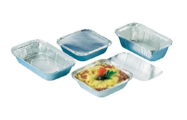 Aluschalen Variante: Menüschale / 18,8 x 13,8 x 5,5 / 935 ml