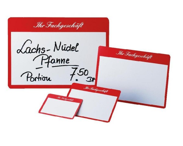 Preisschild 'Ihr Fachgeschäft' Variante: DIN A7