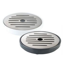 Beaumont Spirituosen-Messbecher - Edelstahl Tropfschale 140mm Rund