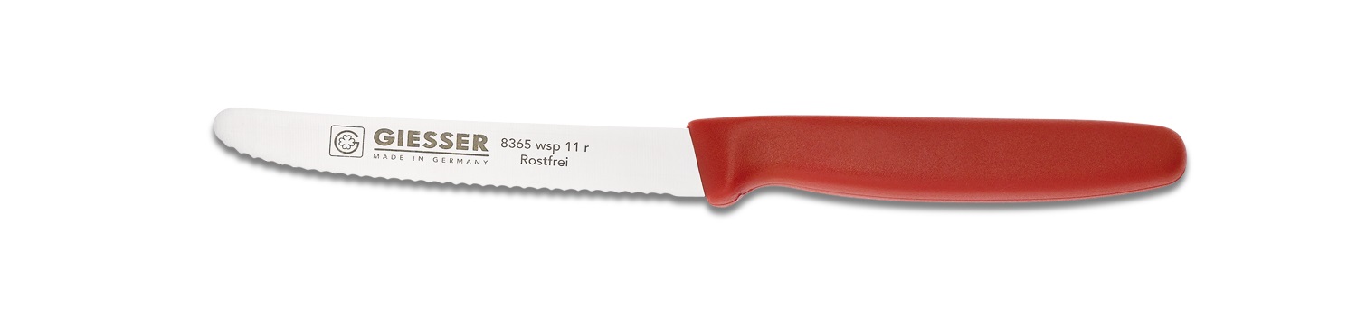Allzweckmesser Wellenschliff-Rot