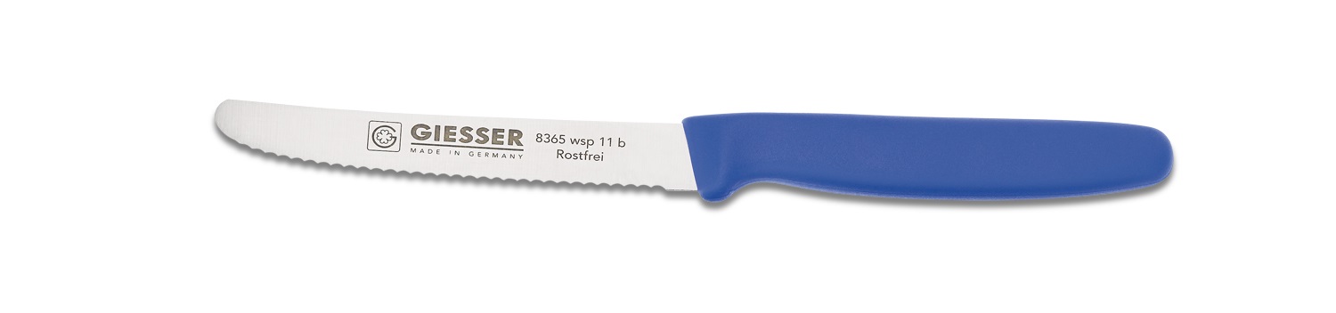 Allzweckmesser Wellenschliff-Blau