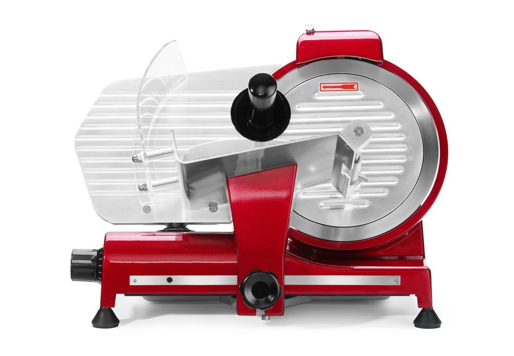 Aufschnittmaschine Profi Line 250 rote Sonderedition