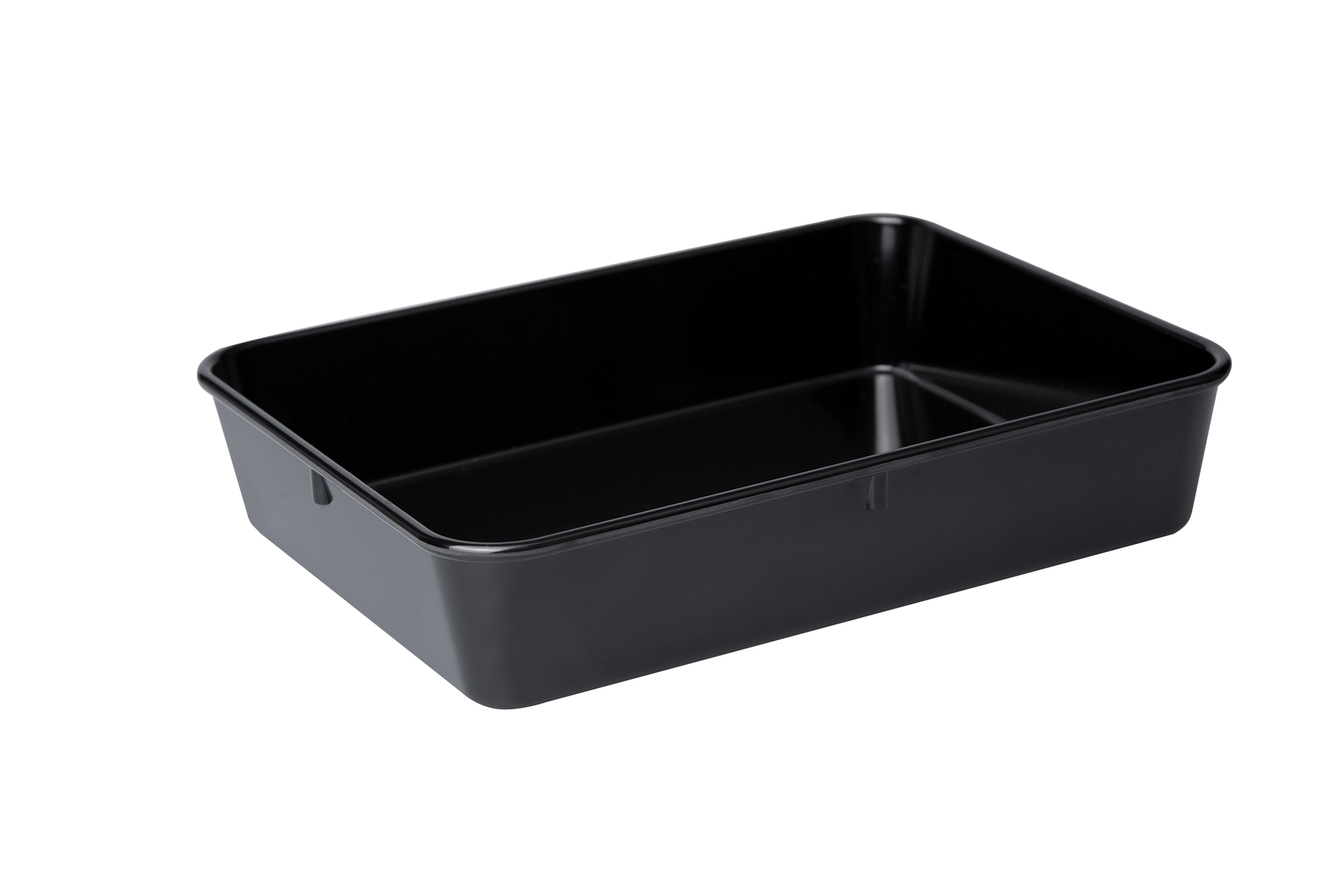 Melamin Auslageschalen Variante: Gr. in cm 28 x 21 x 6 / Inhalt 2,5 l / Farbe Schwarz