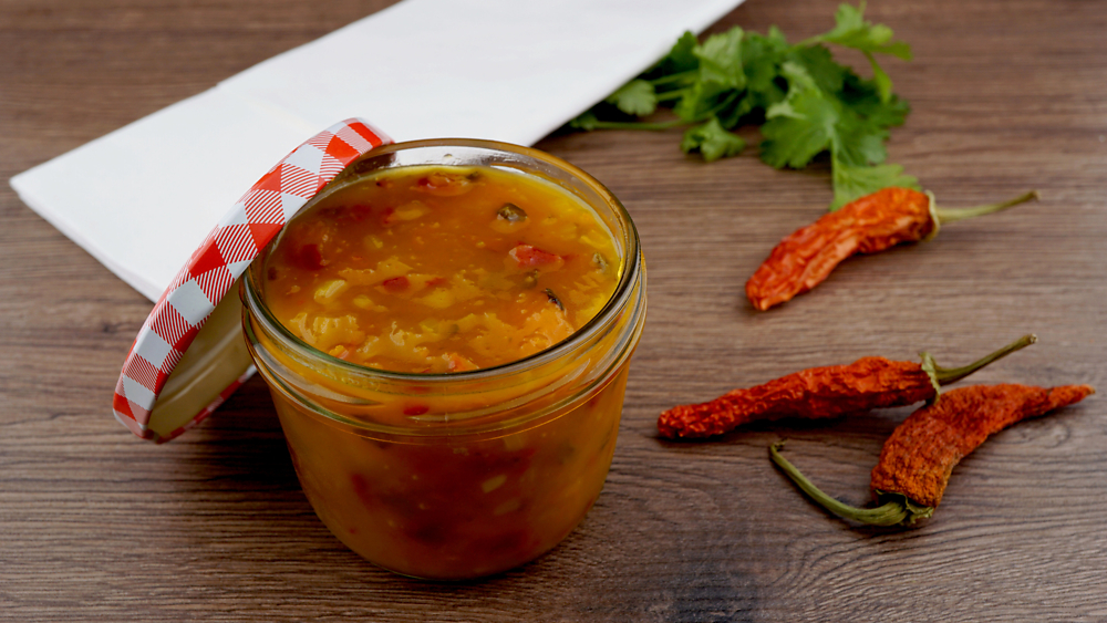 Hot-Mango-Kürbis Chutney