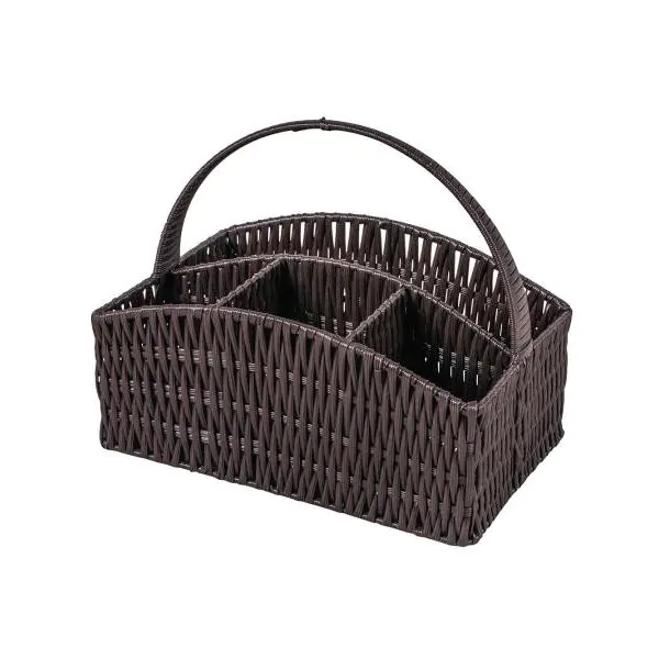 APS Besteckspender Economic - Polypropylen Besteckkorb 27x10x4,5cm Anthrazit